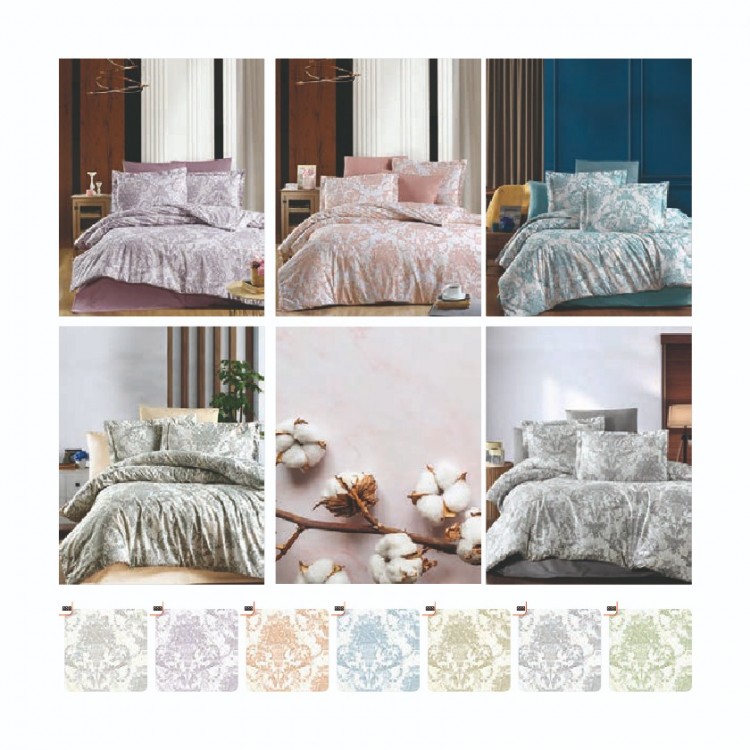 Softia Ranforce Negar %100 Pamuk Nevresim Takımı