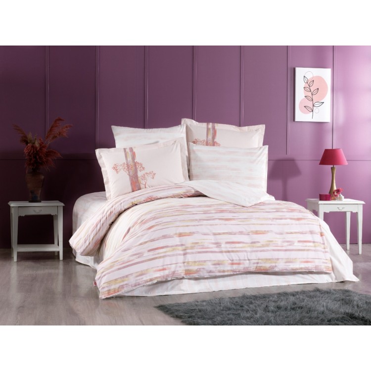 Softia Ranforce Wood 02 %100 Pamuk Nevresim Takımı