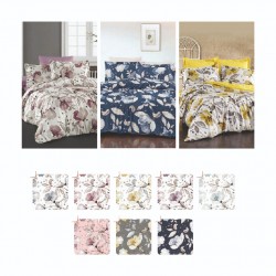 Softia Ranforce Flower 02 %100 Pamuk Nevresim Takımı